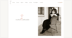 Desktop Screenshot of isabelallende.com